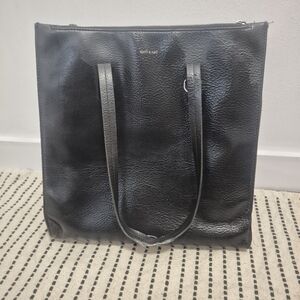 Matt & Nat Sleek Black Shoulder Bag Tote